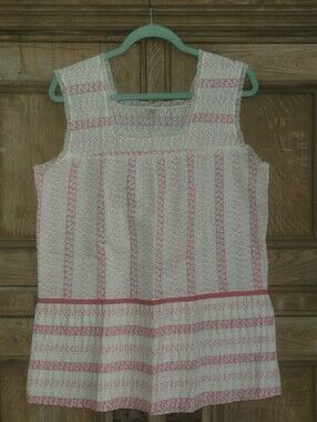 Vintage 60s Mary Barron Pink Lace Camisole Top
